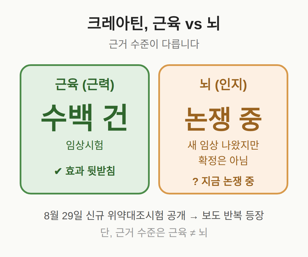 크레아틴 인지기능, 지금 다시 화제인 이유는?