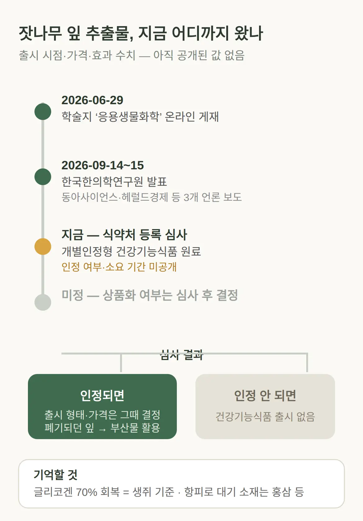 언제 건강기능식품으로 나오나요