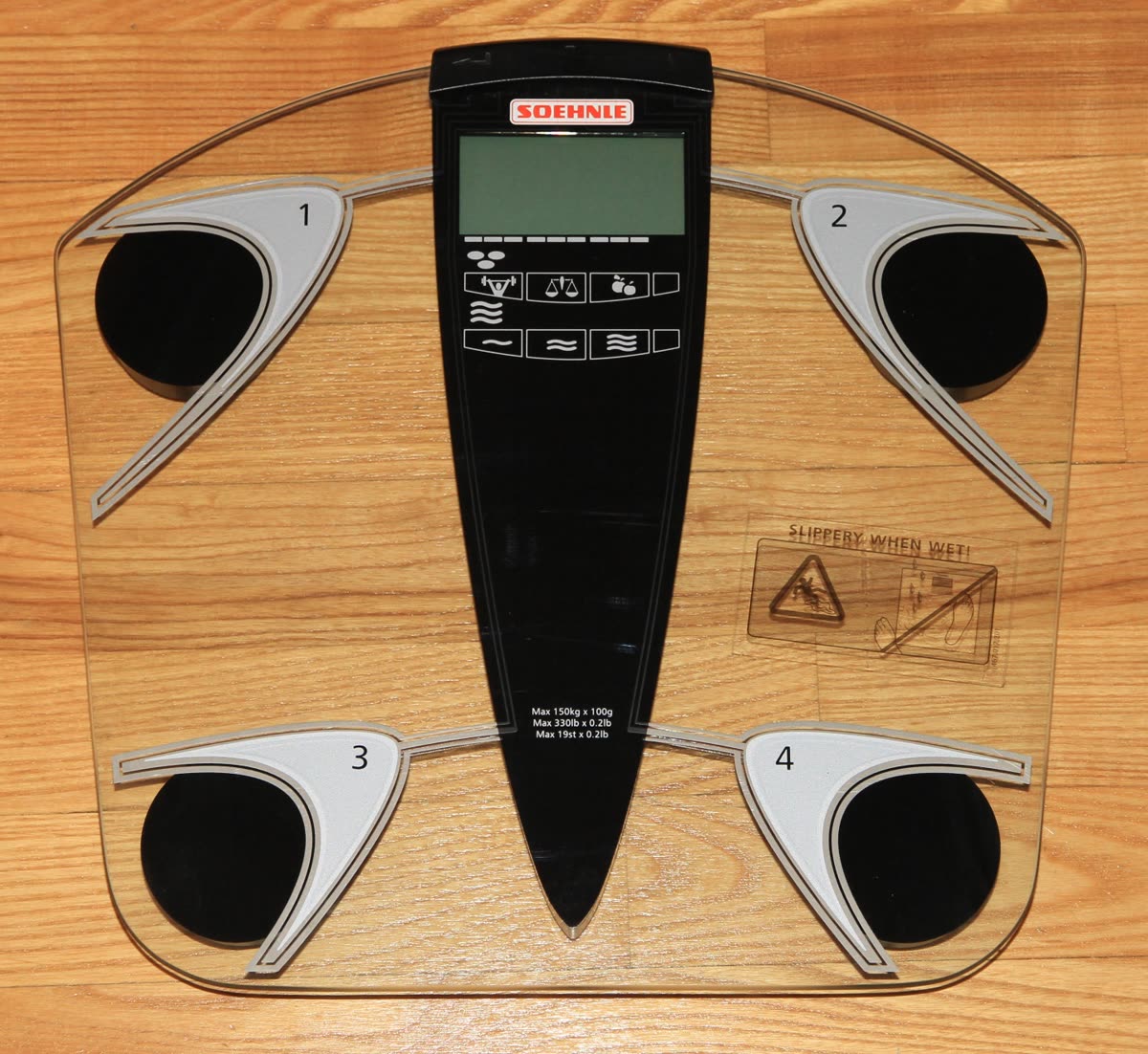 Soehnle body fat scale — 120명 인체시험 수치 — 체지방 6% 감소와 제지방량 증가