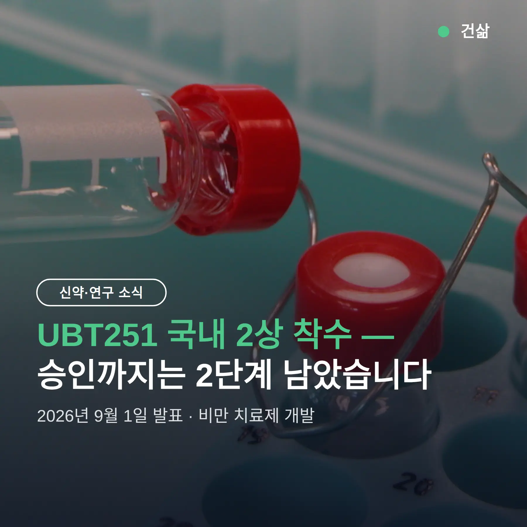 UBT251 국내 임상2상 착수 — 1상에서 확인된 것과 아직 남은 단계